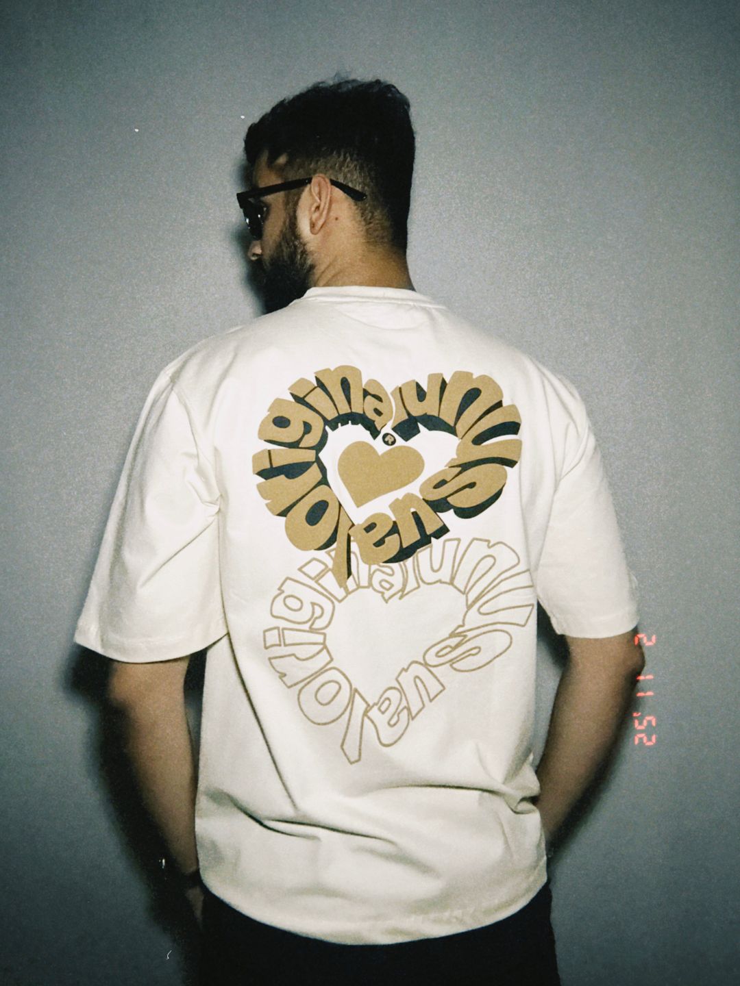 ORIGINAL - UNUSUAL BEIGE OVERSIZED T SHIRT