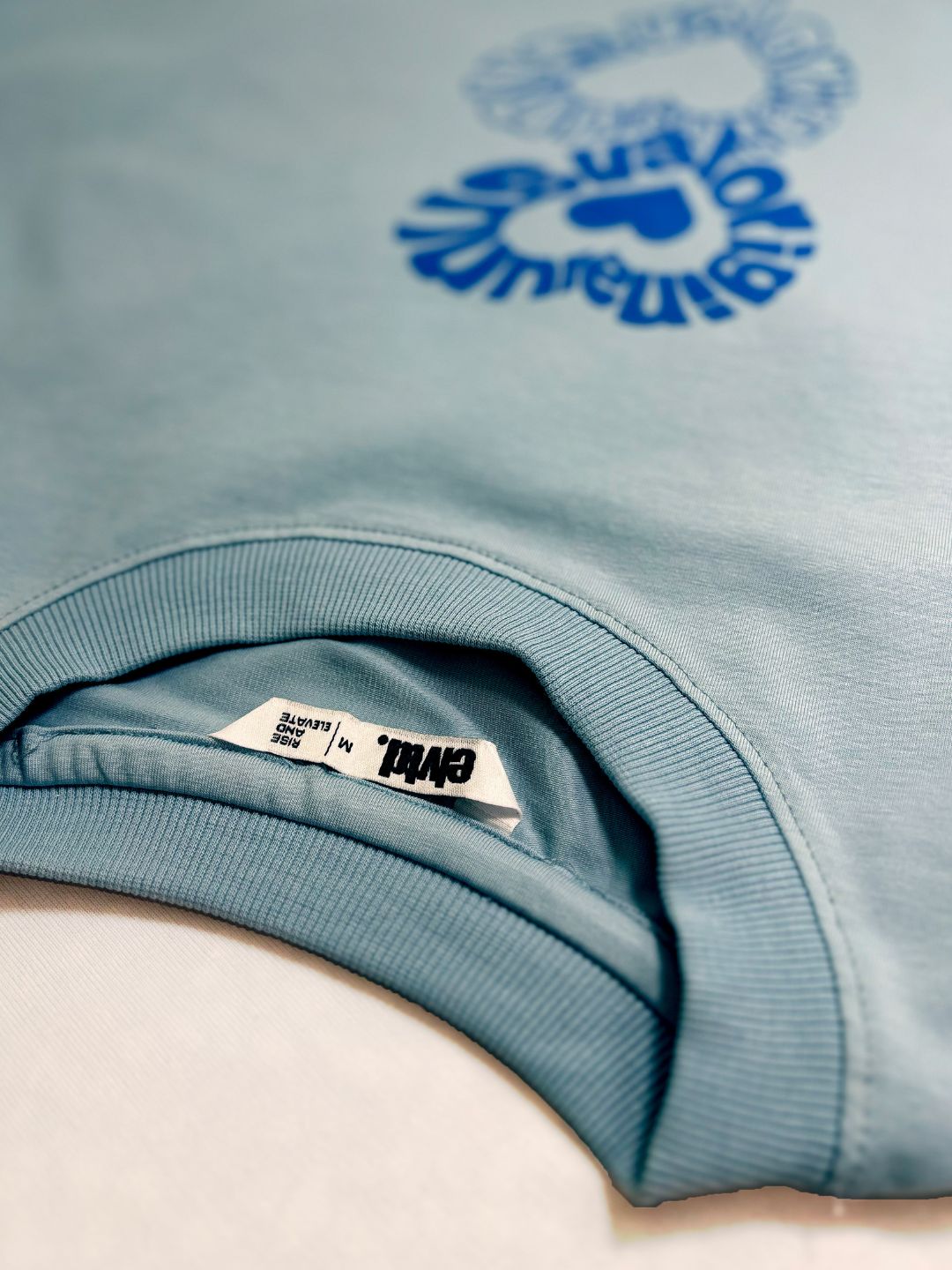 ORIGINAL-UNUSUAL BLUE OVERSIZED T SHIRT