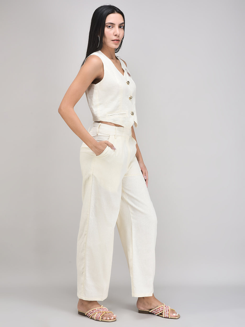 AMBER LINEN CO ORD SET