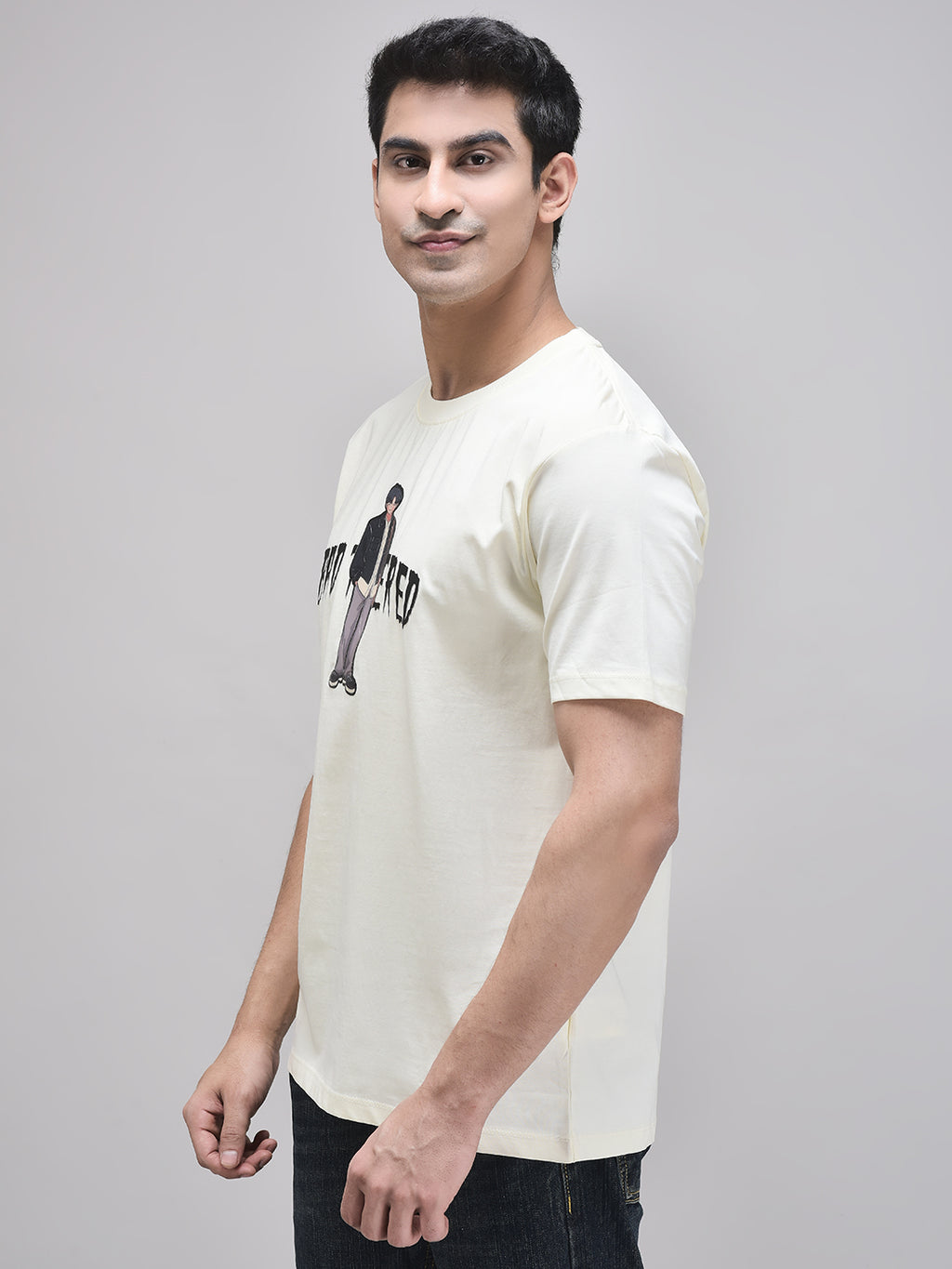 BAD TEMPERED BEIGE T-SHIRT