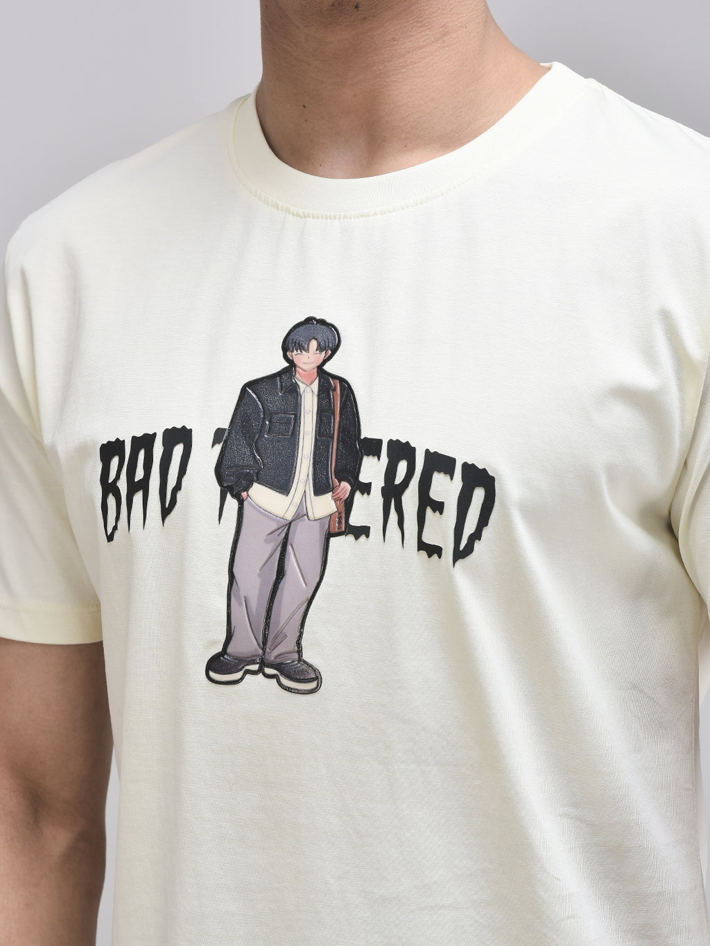 BAD TEMPERED BEIGE T-SHIRT
