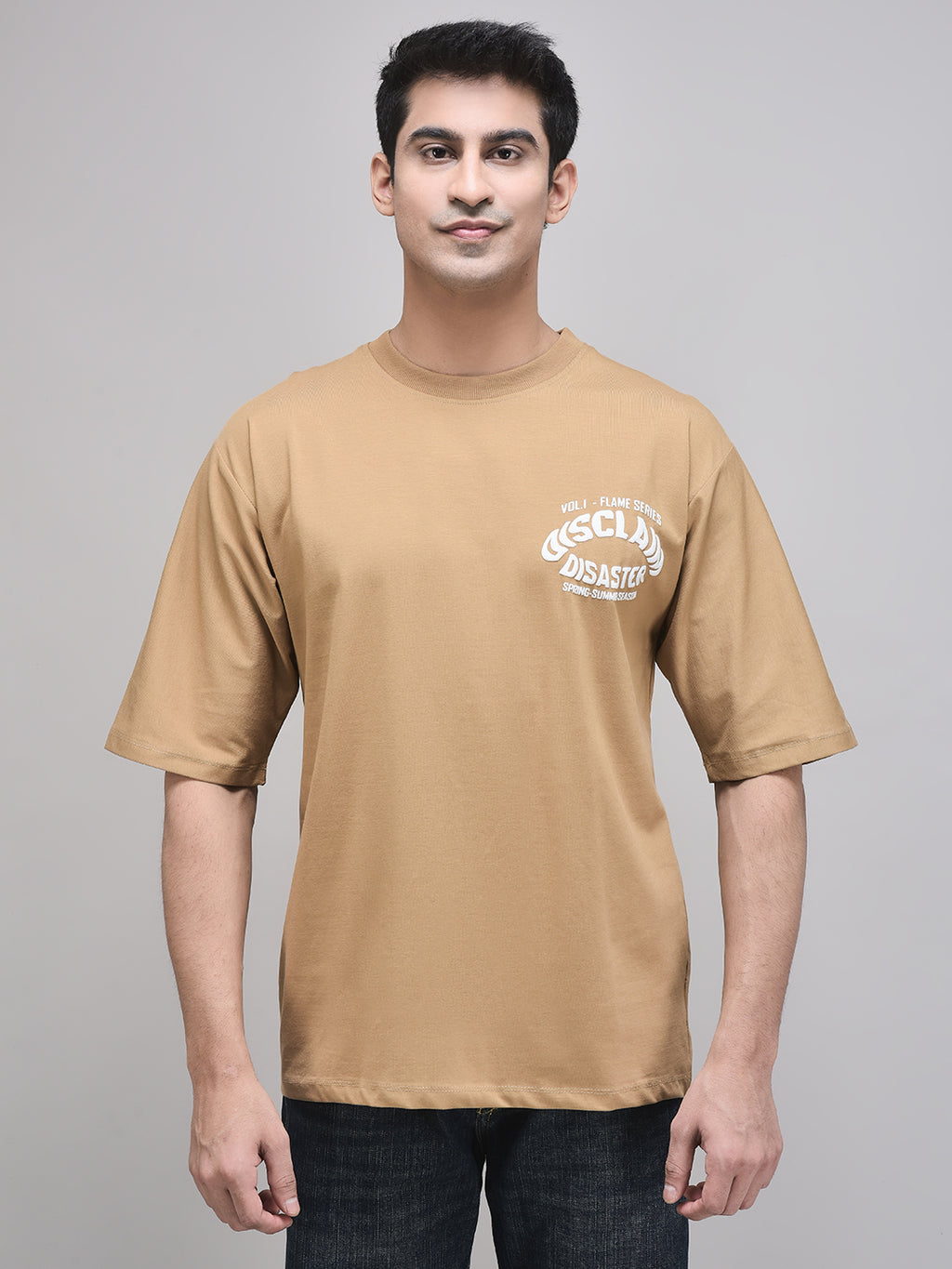 DISCLAIM DISASTER MOCHA T-SHIRT