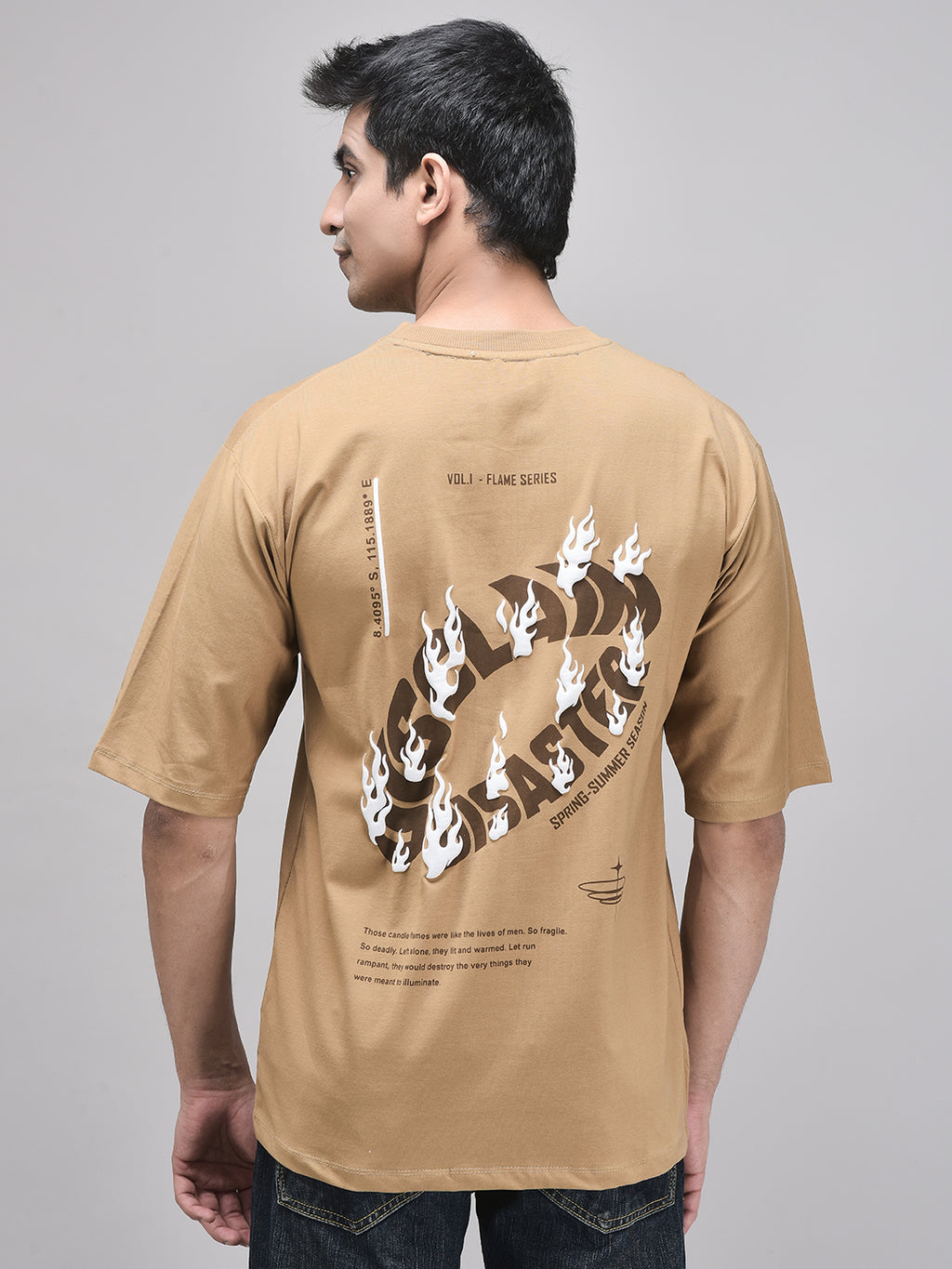 DISCLAIM DISASTER MOCHA T-SHIRT