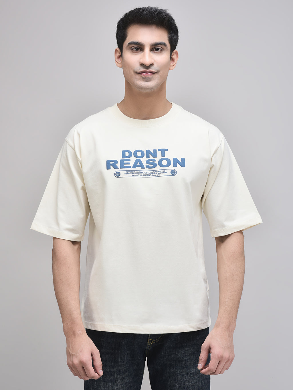 DON'T REASON BEIGE T-SHIRT