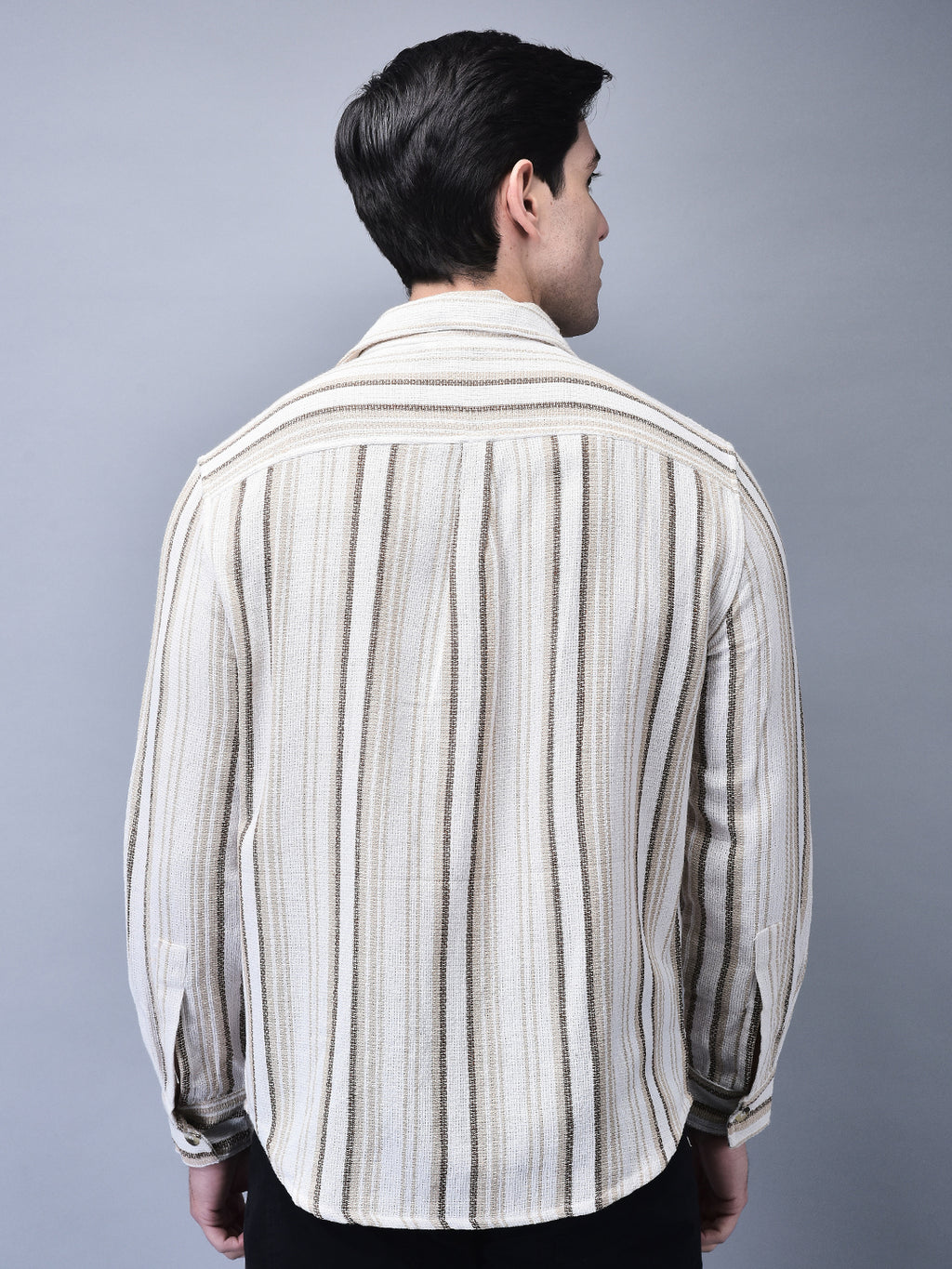 OVERSIZED COTTON BEACH SHACKET