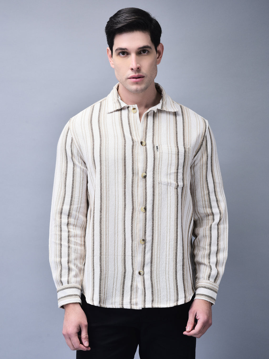 OVERSIZED COTTON BEACH SHACKET