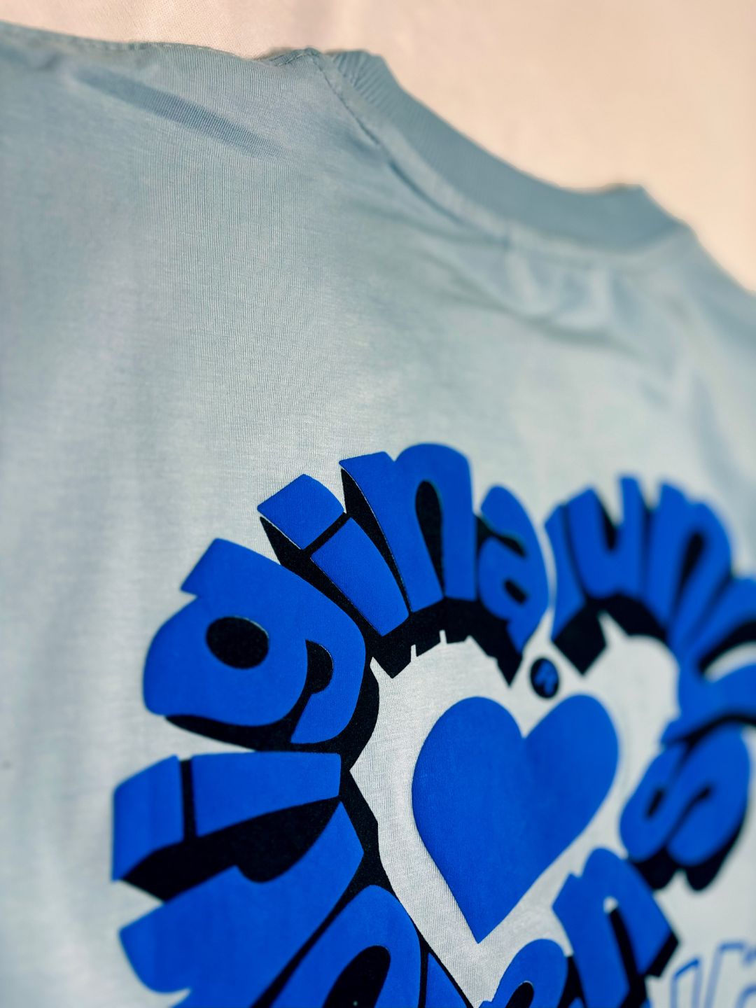 ORIGINAL-UNUSUAL BLUE OVERSIZED T SHIRT