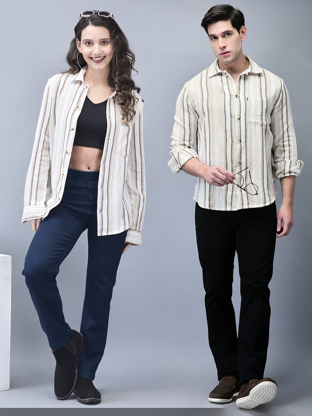 OVERSIZED COTTON BEACH SHACKET